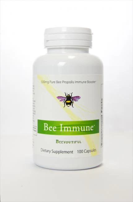 Beeyoutiful Bee Propolis, 100 capsules, bottle